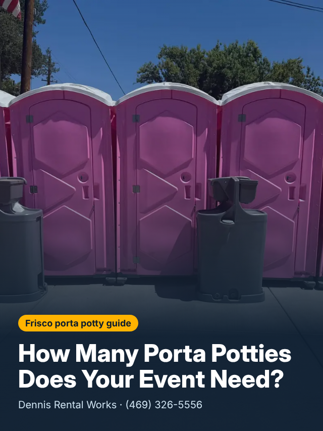 How Many Porta Potties Does Your Event Need? cover